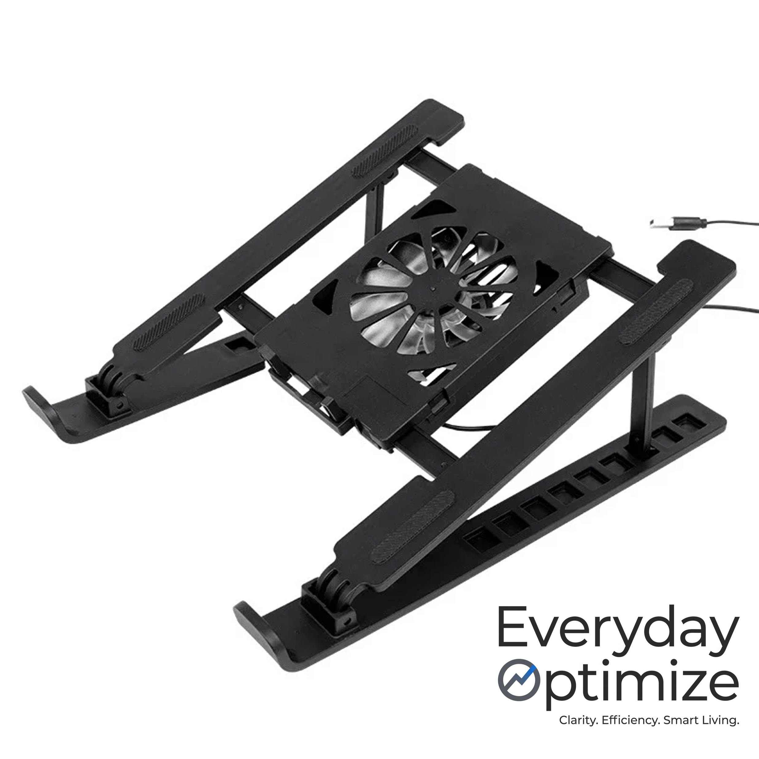 Everyday Adjustable Aluminum Laptop Stand — Ergonomic, Foldable & Cooling