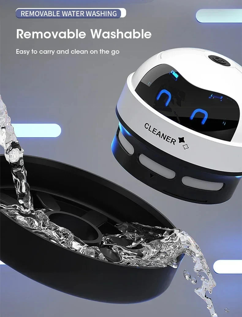 Everyday Mini Desk Vacuum — USB‑Powered Desktop Cleaner for Dust, Crumbs & Pencil Shavings