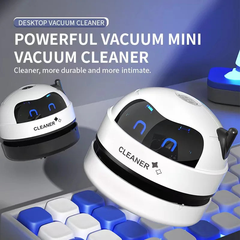 Everyday Mini Desk Vacuum — USB‑Powered Desktop Cleaner for Dust, Crumbs & Pencil Shavings
