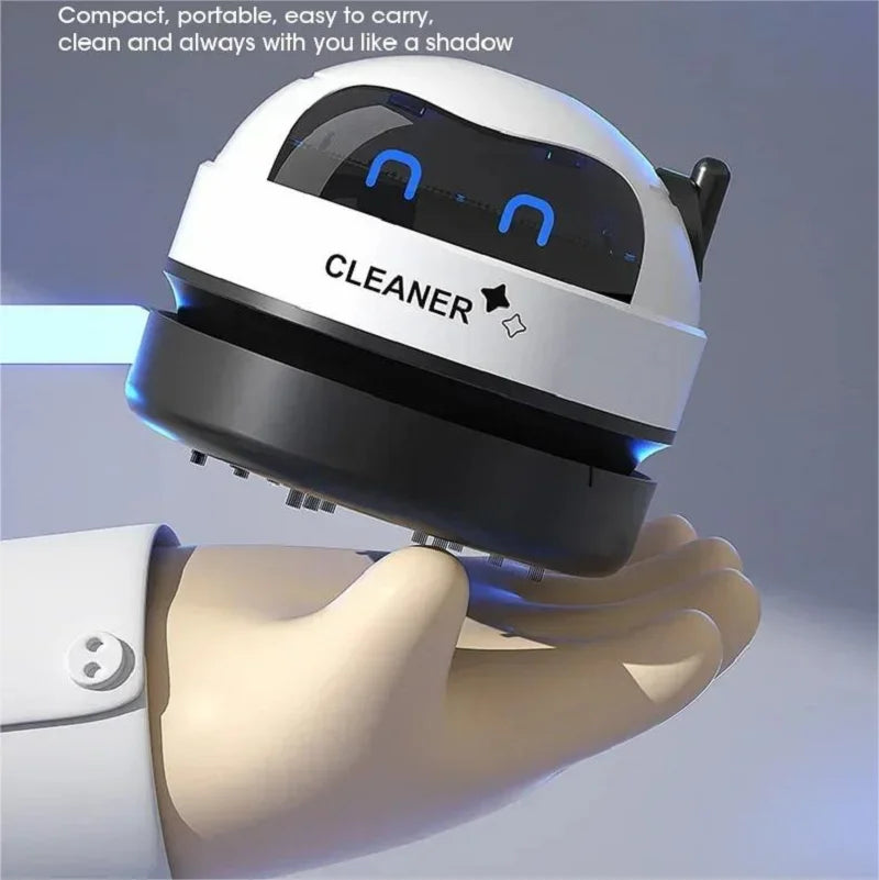 Everyday Mini Desk Vacuum — USB‑Powered Desktop Cleaner for Dust, Crumbs & Pencil Shavings