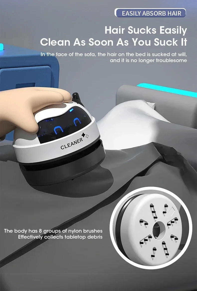 Everyday Mini Desk Vacuum — USB‑Powered Desktop Cleaner for Dust, Crumbs & Pencil Shavings